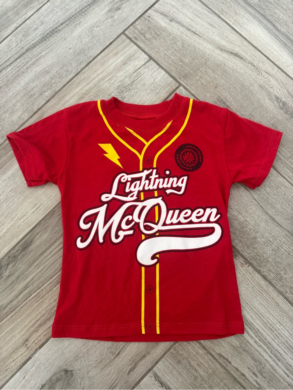 Disney Lightning McQueen Red Kids Tee